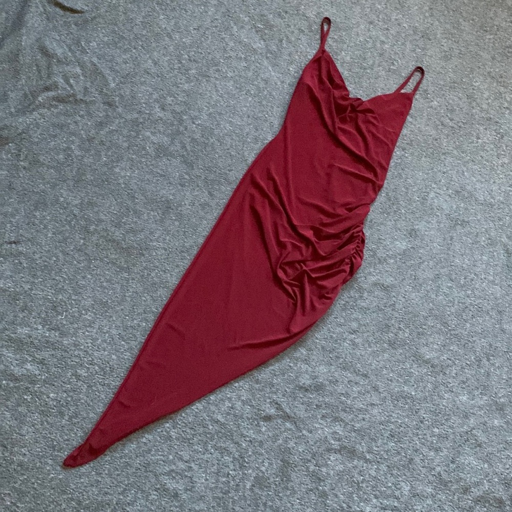 Y2K Maroon Dress